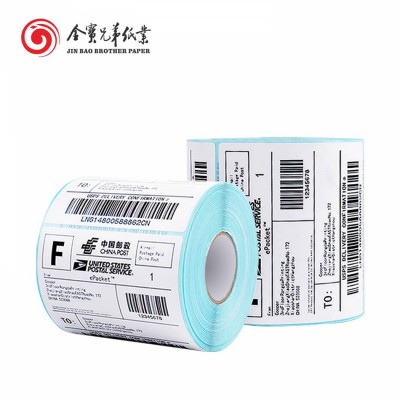 4 6 Inch Thermal Adhesive Sticker Label Paper Roll For Barcode Logistics Shipping Printing Thermal Label Sticker