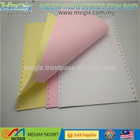 High quality printing copy paper 100% wood pulp blank carbonless paper for dot matrix printer